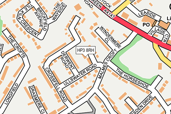 HP3 8RH map - OS OpenMap – Local (Ordnance Survey)