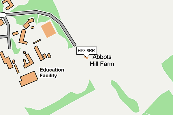 HP3 8RR map - OS OpenMap – Local (Ordnance Survey)