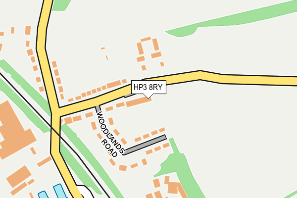 HP3 8RY map - OS OpenMap – Local (Ordnance Survey)