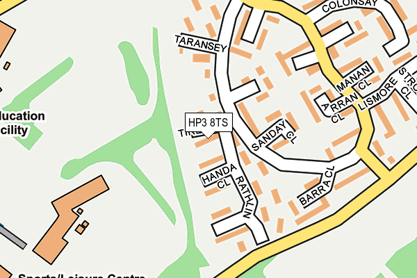 HP3 8TS map - OS OpenMap – Local (Ordnance Survey)