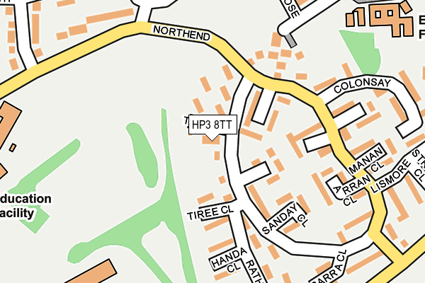 HP3 8TT map - OS OpenMap – Local (Ordnance Survey)