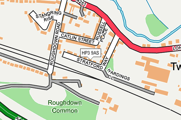 HP3 9AS map - OS OpenMap – Local (Ordnance Survey)