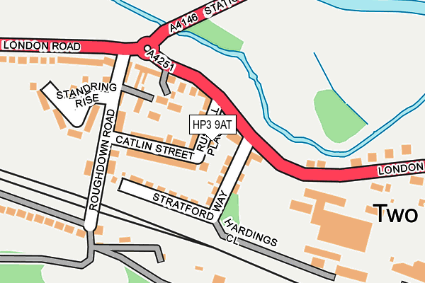 HP3 9AT map - OS OpenMap – Local (Ordnance Survey)