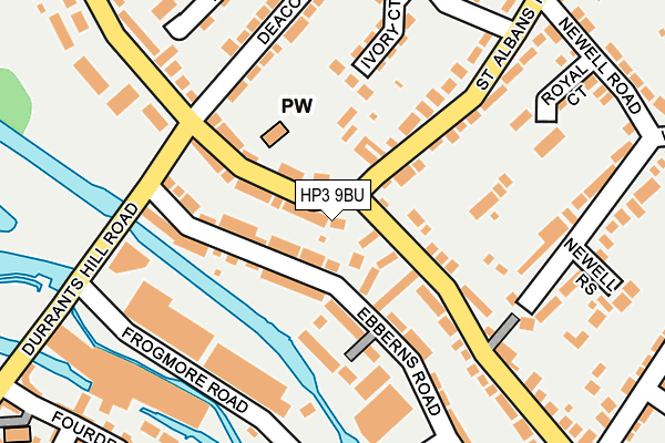 HP3 9BU map - OS OpenMap – Local (Ordnance Survey)