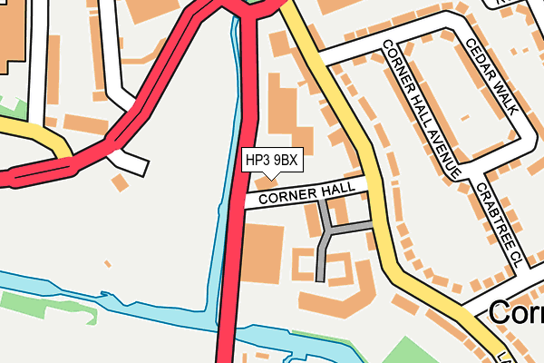 HP3 9BX map - OS OpenMap – Local (Ordnance Survey)