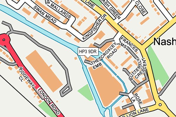 HP3 9DR map - OS OpenMap – Local (Ordnance Survey)