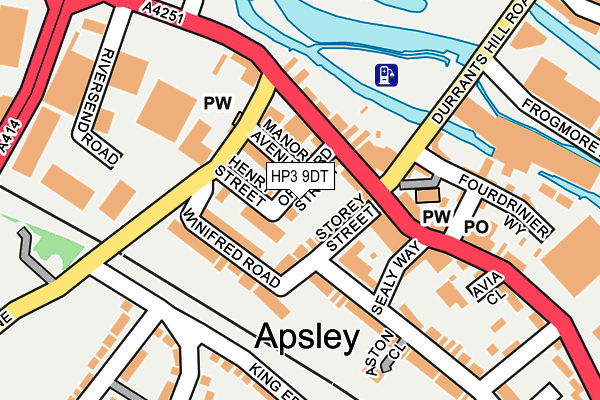 HP3 9DT map - OS OpenMap – Local (Ordnance Survey)