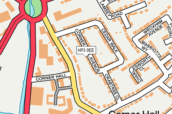 HP3 9EE map - OS OpenMap – Local (Ordnance Survey)