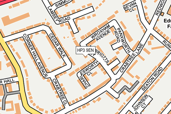 HP3 9EN map - OS OpenMap – Local (Ordnance Survey)