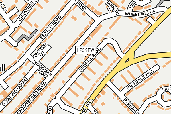 HP3 9FW map - OS OpenMap – Local (Ordnance Survey)