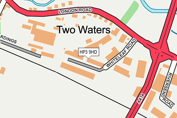 Map of A F ENVIRONMENTAL LTD at local scale