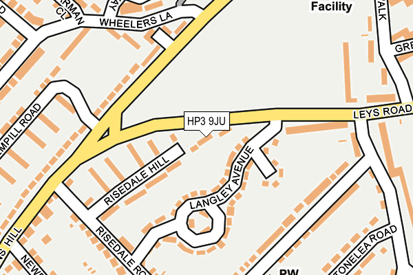 HP3 9JU map - OS OpenMap – Local (Ordnance Survey)