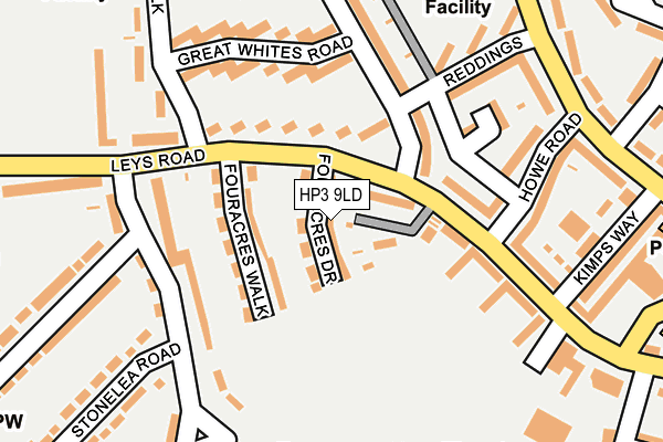 HP3 9LD map - OS OpenMap – Local (Ordnance Survey)