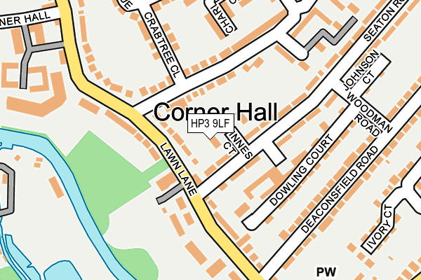 HP3 9LF map - OS OpenMap – Local (Ordnance Survey)
