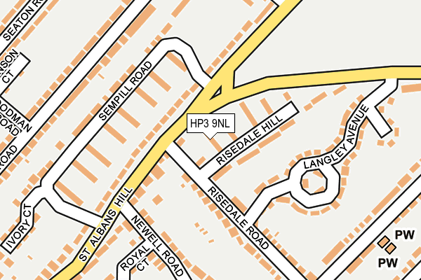 HP3 9NL map - OS OpenMap – Local (Ordnance Survey)