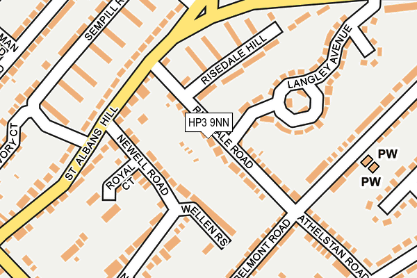 HP3 9NN map - OS OpenMap – Local (Ordnance Survey)