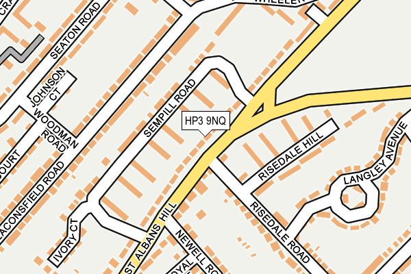 HP3 9NQ map - OS OpenMap – Local (Ordnance Survey)