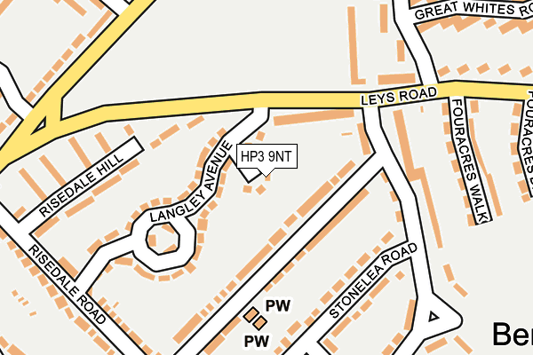 HP3 9NT map - OS OpenMap – Local (Ordnance Survey)