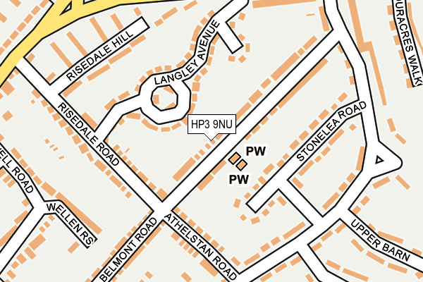HP3 9NU map - OS OpenMap – Local (Ordnance Survey)