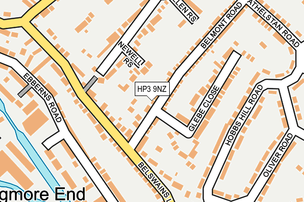 HP3 9NZ map - OS OpenMap – Local (Ordnance Survey)
