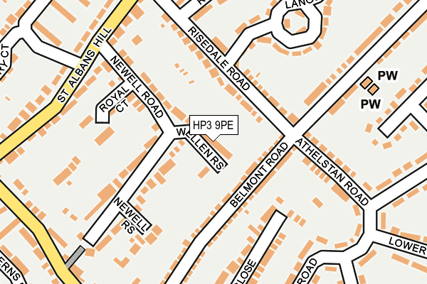 HP3 9PE map - OS OpenMap – Local (Ordnance Survey)