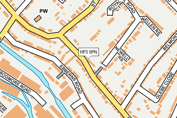 HP3 9PN map - OS OpenMap – Local (Ordnance Survey)