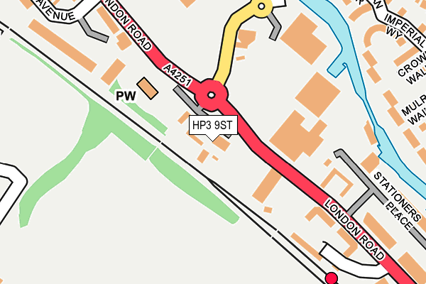 HP3 9ST map - OS OpenMap – Local (Ordnance Survey)