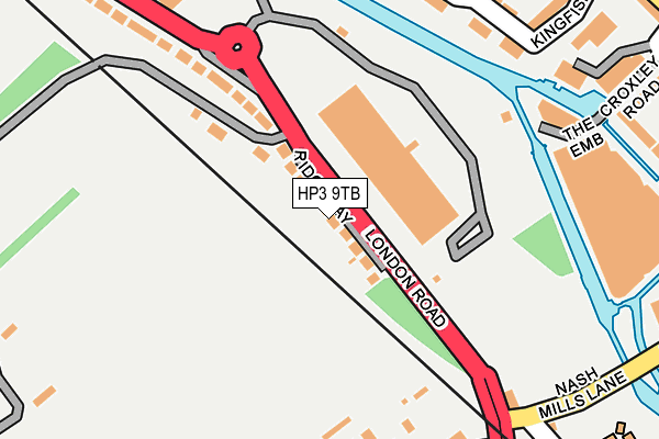HP3 9TB map - OS OpenMap – Local (Ordnance Survey)