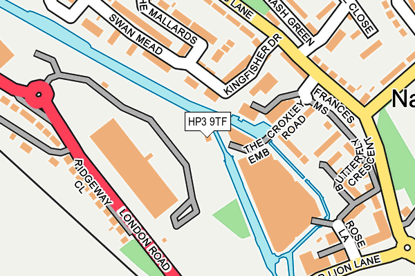 HP3 9TF map - OS OpenMap – Local (Ordnance Survey)