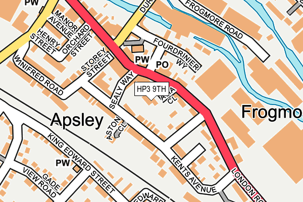 HP3 9TH map - OS OpenMap – Local (Ordnance Survey)