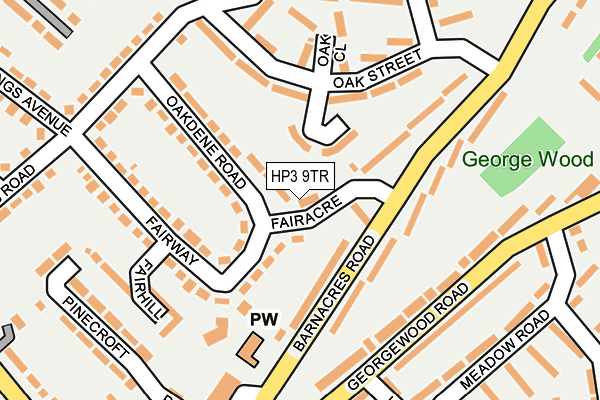 HP3 9TR map - OS OpenMap – Local (Ordnance Survey)