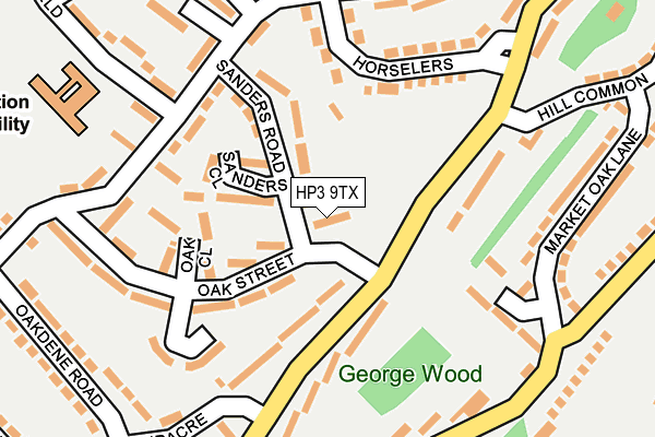 HP3 9TX map - OS OpenMap – Local (Ordnance Survey)