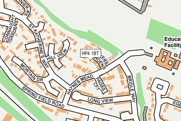 HP4 1BT map - OS OpenMap – Local (Ordnance Survey)