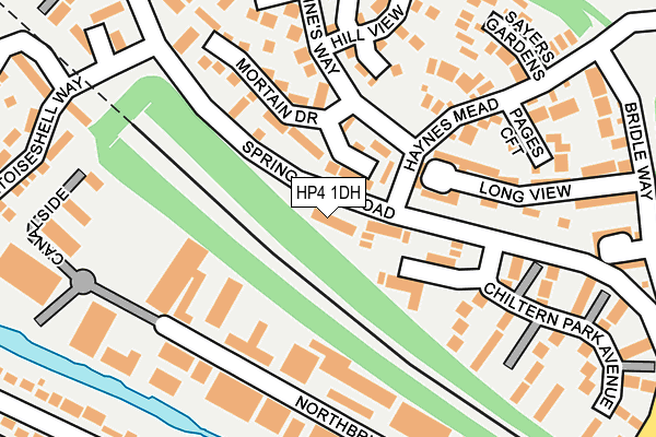 HP4 1DH map - OS OpenMap – Local (Ordnance Survey)