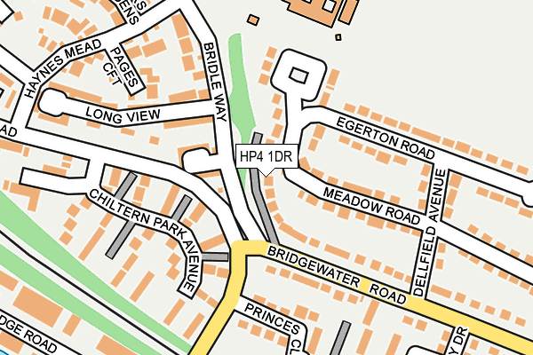 HP4 1DR map - OS OpenMap – Local (Ordnance Survey)