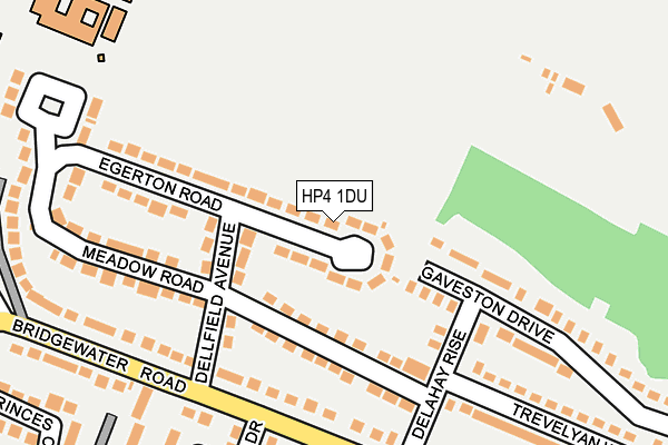 HP4 1DU map - OS OpenMap – Local (Ordnance Survey)