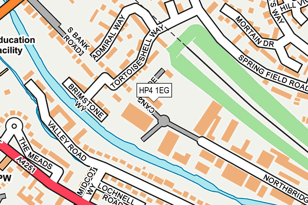 HP4 1EG map - OS OpenMap – Local (Ordnance Survey)