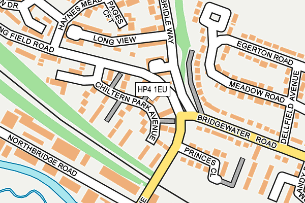 HP4 1EU map - OS OpenMap – Local (Ordnance Survey)
