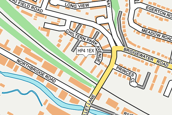HP4 1EX map - OS OpenMap – Local (Ordnance Survey)