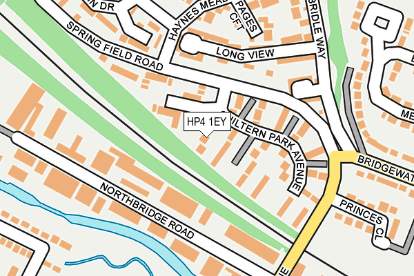 HP4 1EY map - OS OpenMap – Local (Ordnance Survey)