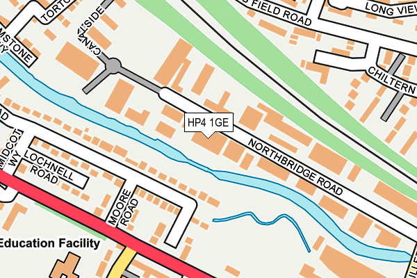 HP4 1GE map - OS OpenMap – Local (Ordnance Survey)