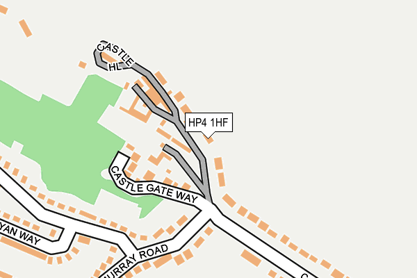 HP4 1HF map - OS OpenMap – Local (Ordnance Survey)