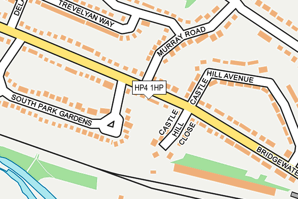 HP4 1HP map - OS OpenMap – Local (Ordnance Survey)