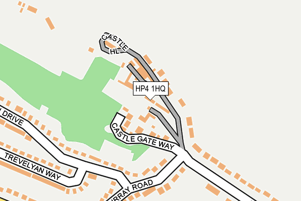 HP4 1HQ map - OS OpenMap – Local (Ordnance Survey)