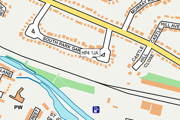 HP4 1JA map - OS OpenMap – Local (Ordnance Survey)