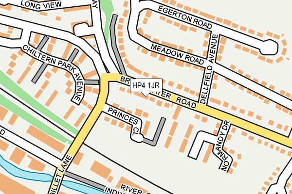 HP4 1JR map - OS OpenMap – Local (Ordnance Survey)