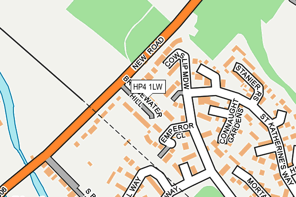 HP4 1LW map - OS OpenMap – Local (Ordnance Survey)