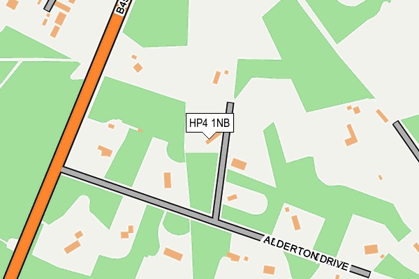 HP4 1NB map - OS OpenMap – Local (Ordnance Survey)