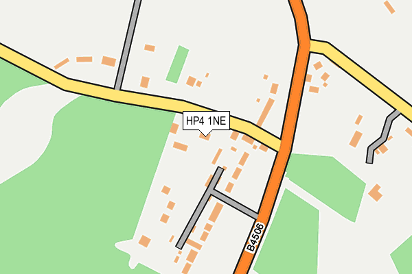 HP4 1NE map - OS OpenMap – Local (Ordnance Survey)