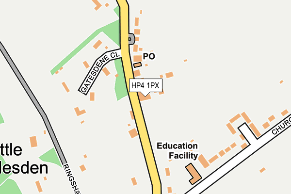 HP4 1PX map - OS OpenMap – Local (Ordnance Survey)